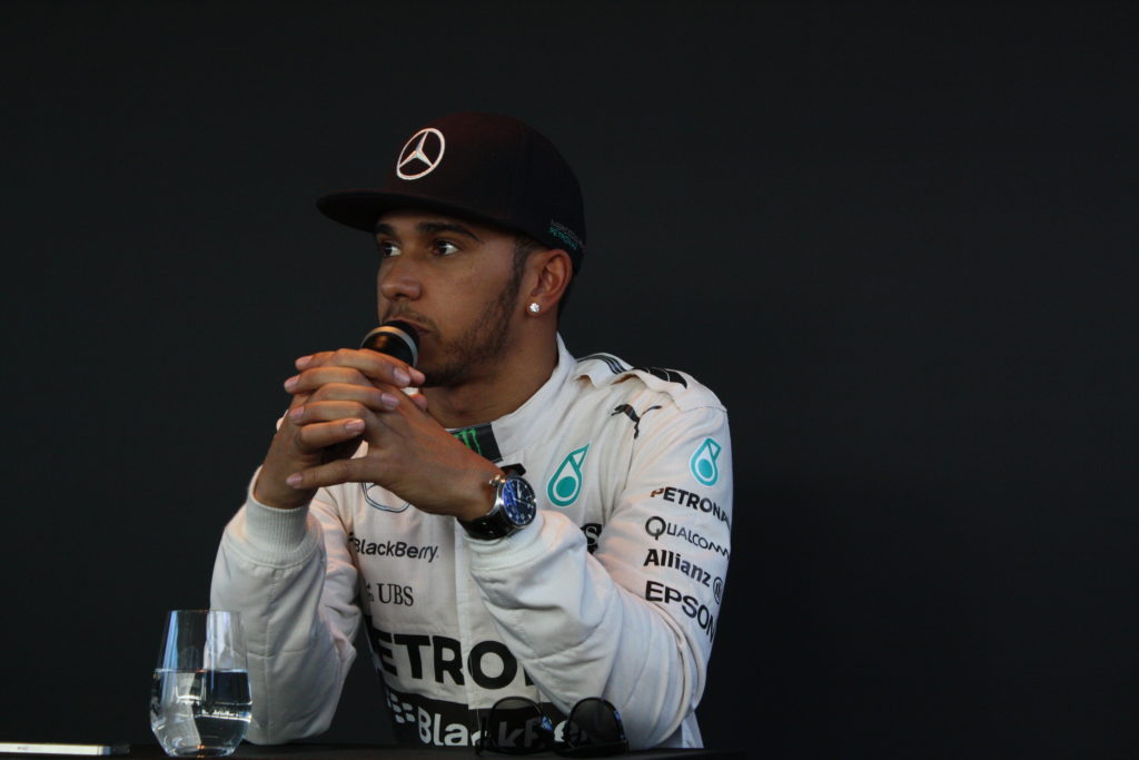 Hamilton hatte schon mal bessere Laune. Foto: F1-insider.com