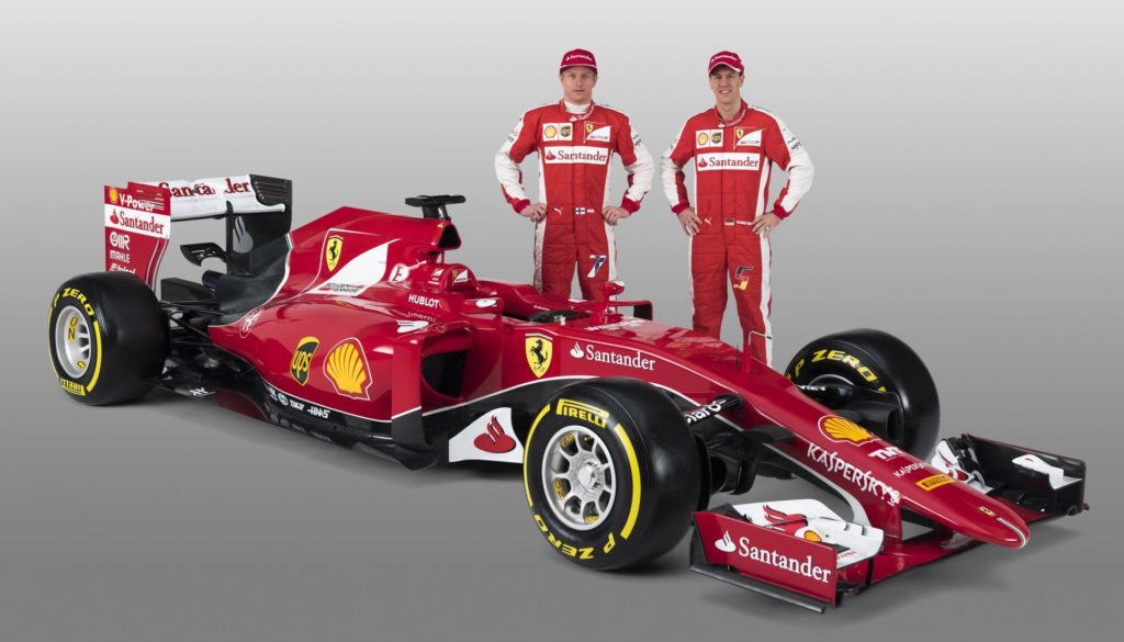 Vettel und Räikkönen. Copyright: Ferrari