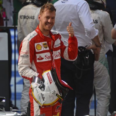 Vettel nach Rang drei in Australien. Copyright: Ferrari