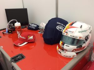 Vettels Fahrerraum. Copyright: F1-insider.com