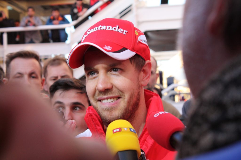 Sebastian Vettel im Interview. Credit: F1-insider.com