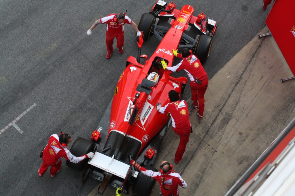 Ferrari in Barcelona. Copyright: F1-insider.com