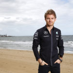 Nico Rosberg St. Kilda Beach. Copyright: Mercedes