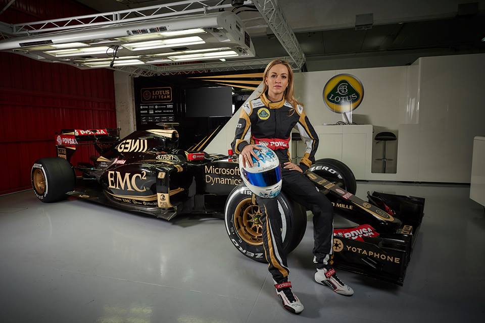 Lotus-Testfahrerin Carmen Jorda. Copyright: Lotus