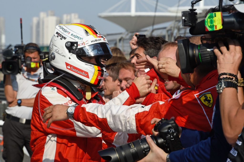 Ferrari-Star Vettel in China 2015