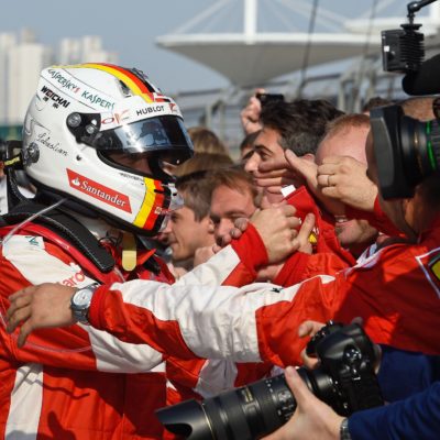 Ferrari-Star Vettel in China 2015