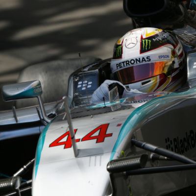 Hamilton in Monaco. Copyright: Mercedes