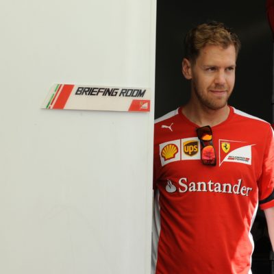 Vettel in Montreal. Copyright: Ferrari