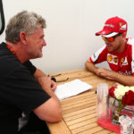 Vettel and F1-insider.com Ralf Bach. Thanks to Russel Batchelor, xpbimages.com