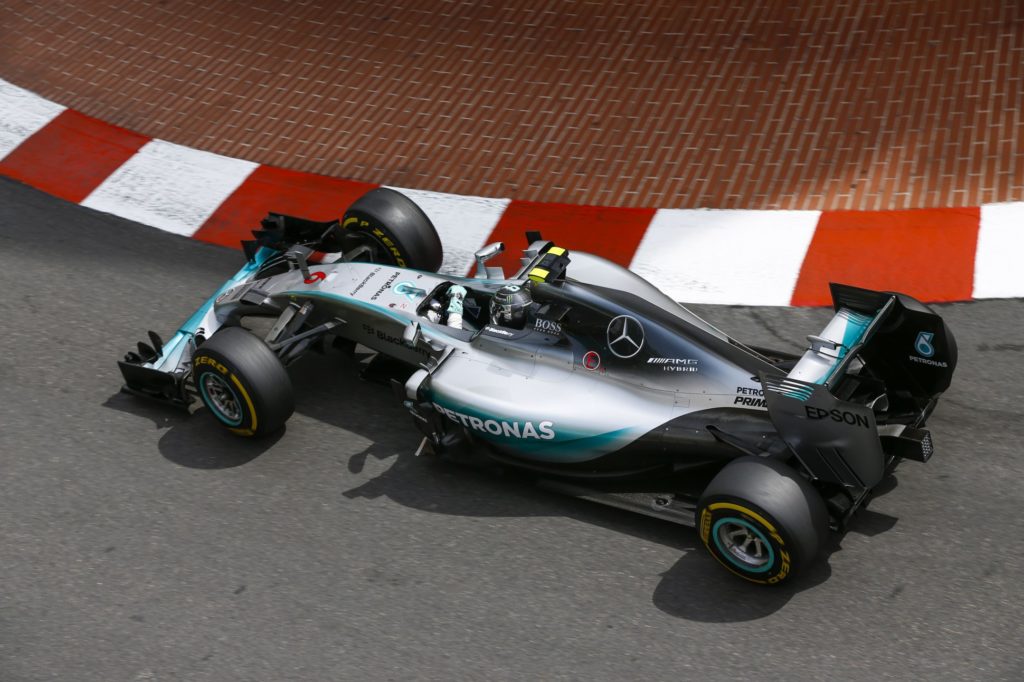 Nico Rosberg siegte in Monaco, weil Mercedes Hamilton unnötigerweise zum Stopp holte. Copyright: Mercedes