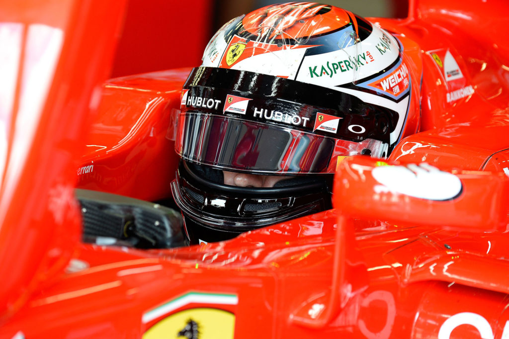 Kimi Räikkönen in Silverstone. Copyright: Ferrari