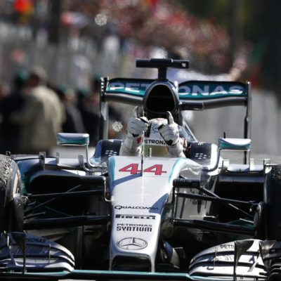 Lewis Hamilton im Mercedes. Copyright: Mercedes