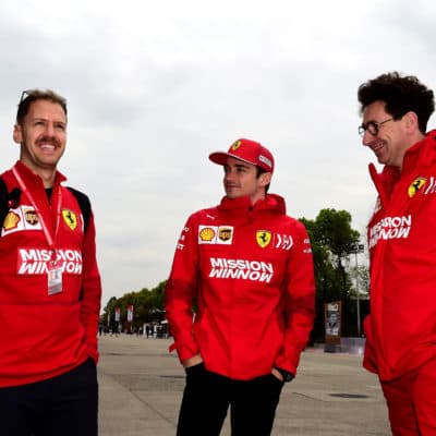 Ferrari team Chinese GP 2019