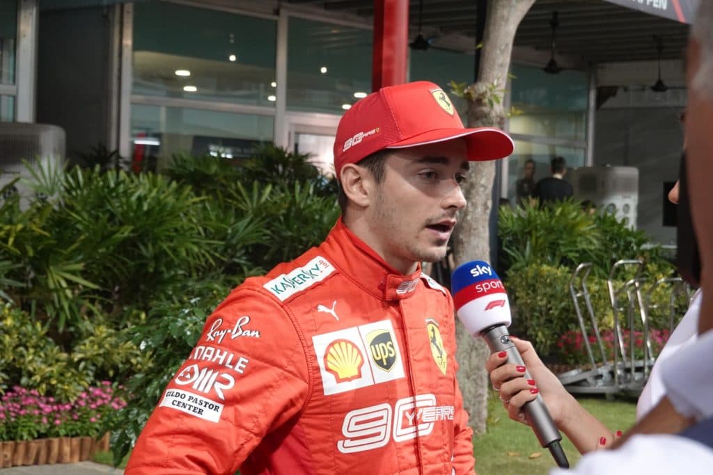 Leclerc Complaining Singapore 2019