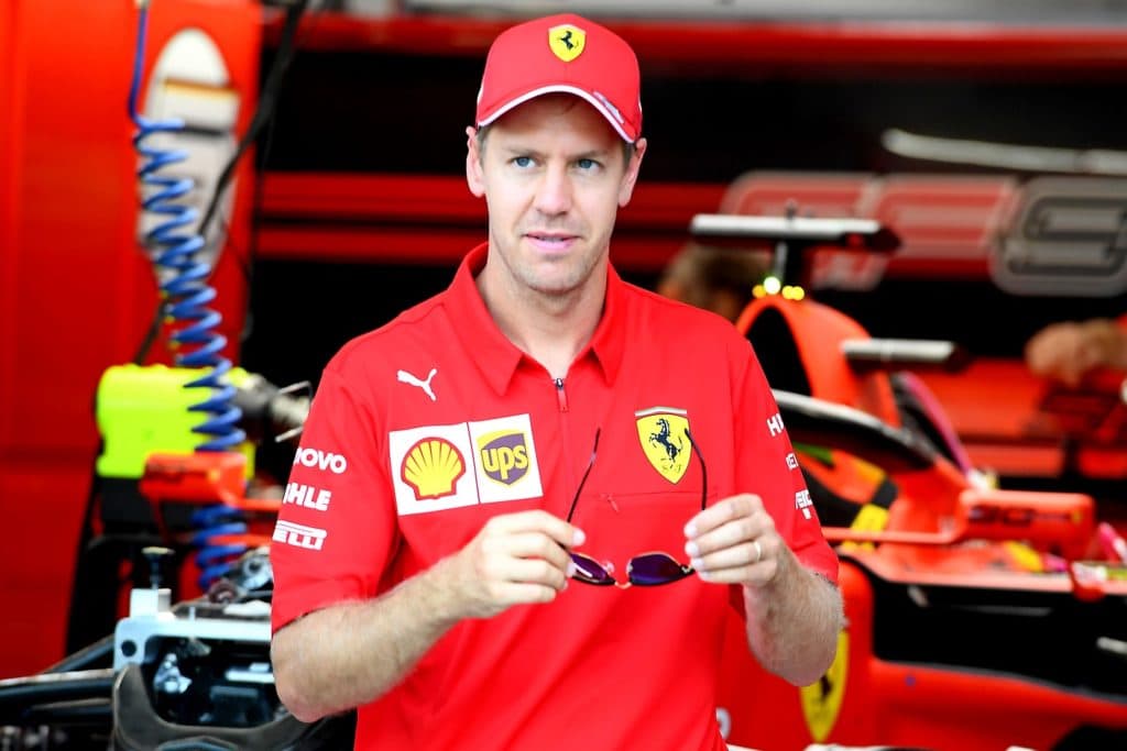 Vettel In Singapore 2019