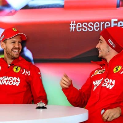 Vettel and Leclerc Austin 2019