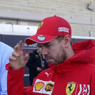 Vettel on Hamilton in Austin