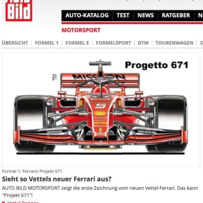 AUTO BILD zeigt Vettels neuen Ferrari