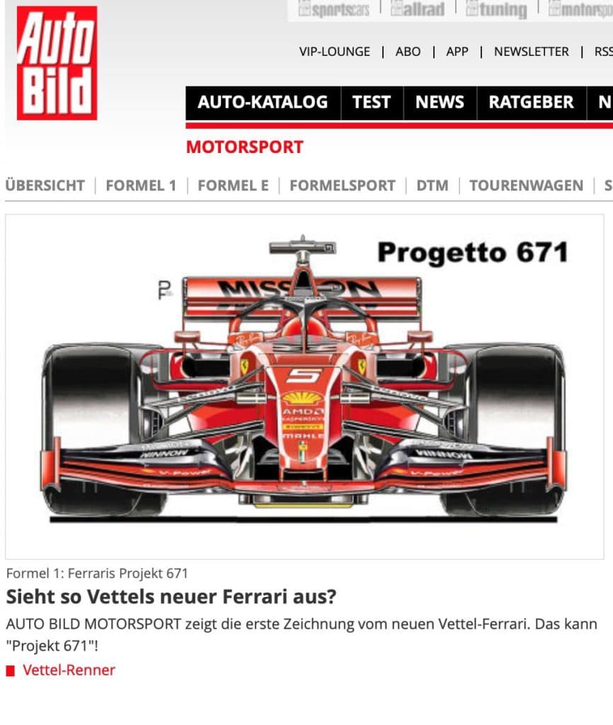 AUTO BILD zeigt Vettels neuen Ferrari