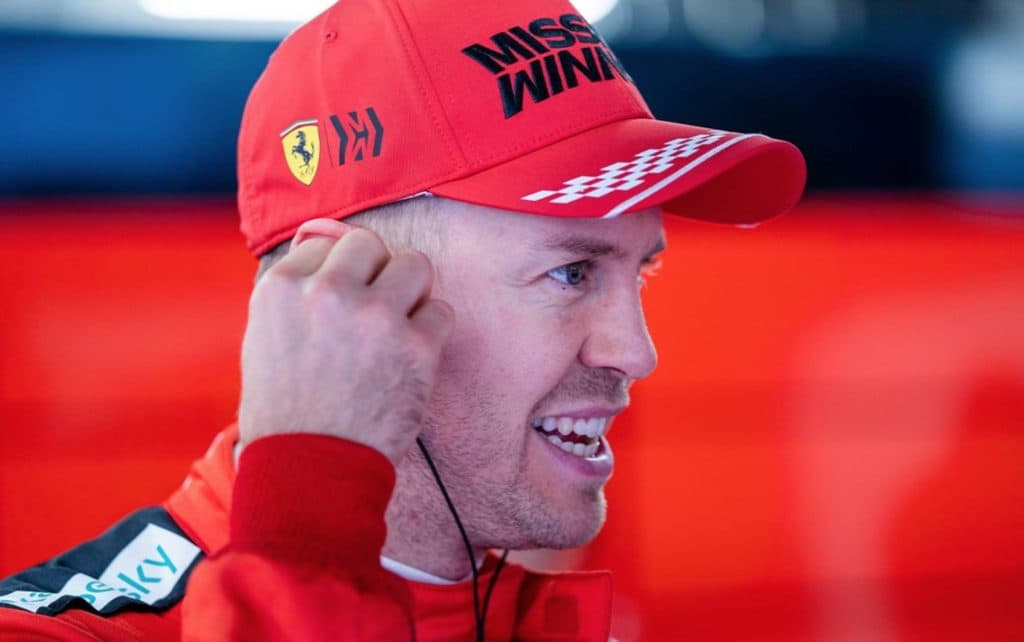 Ferrari Vettel Barcelona Test