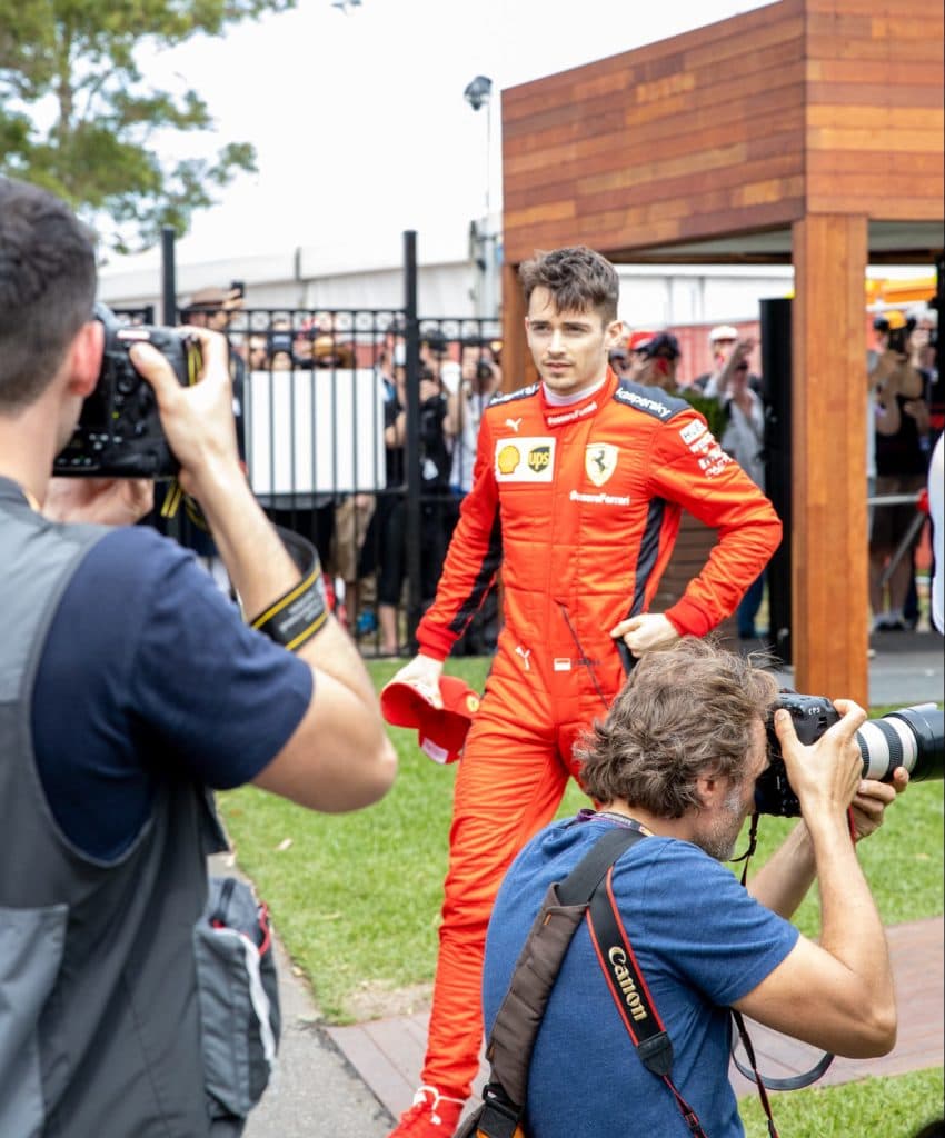 Leclerc Ferrari Formel 1 Melbourne. Credit: F1-Insider.com