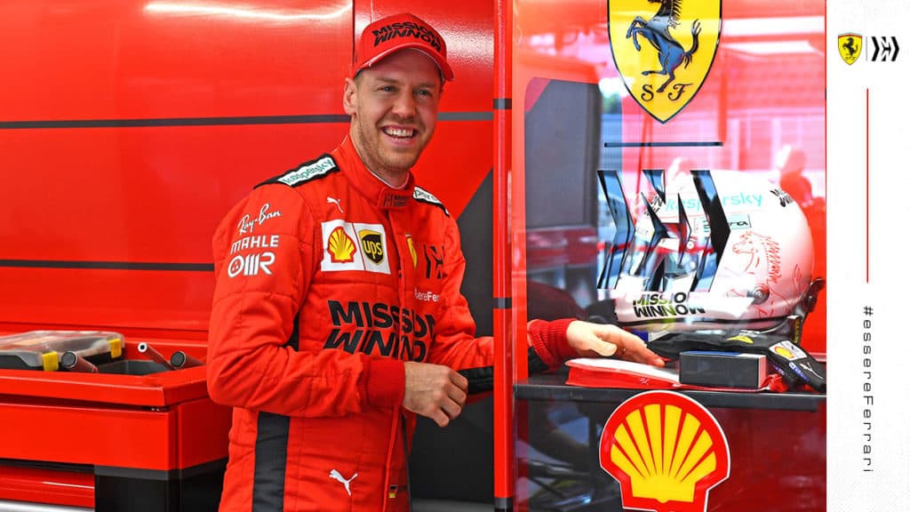 Sebastian Vettel. Credit: Ferrari
