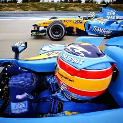Alonso im Renault 2005