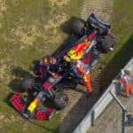 Alex Albon crashed im zweiten Training. Credit: F1 TV