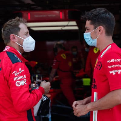 Vettel und Leclerc Credit: Ferrari