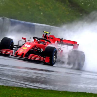 Charles Leclerc Ferrari. Credit: FIA/F1