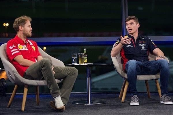 Vettel and Verstappen at Servus TV