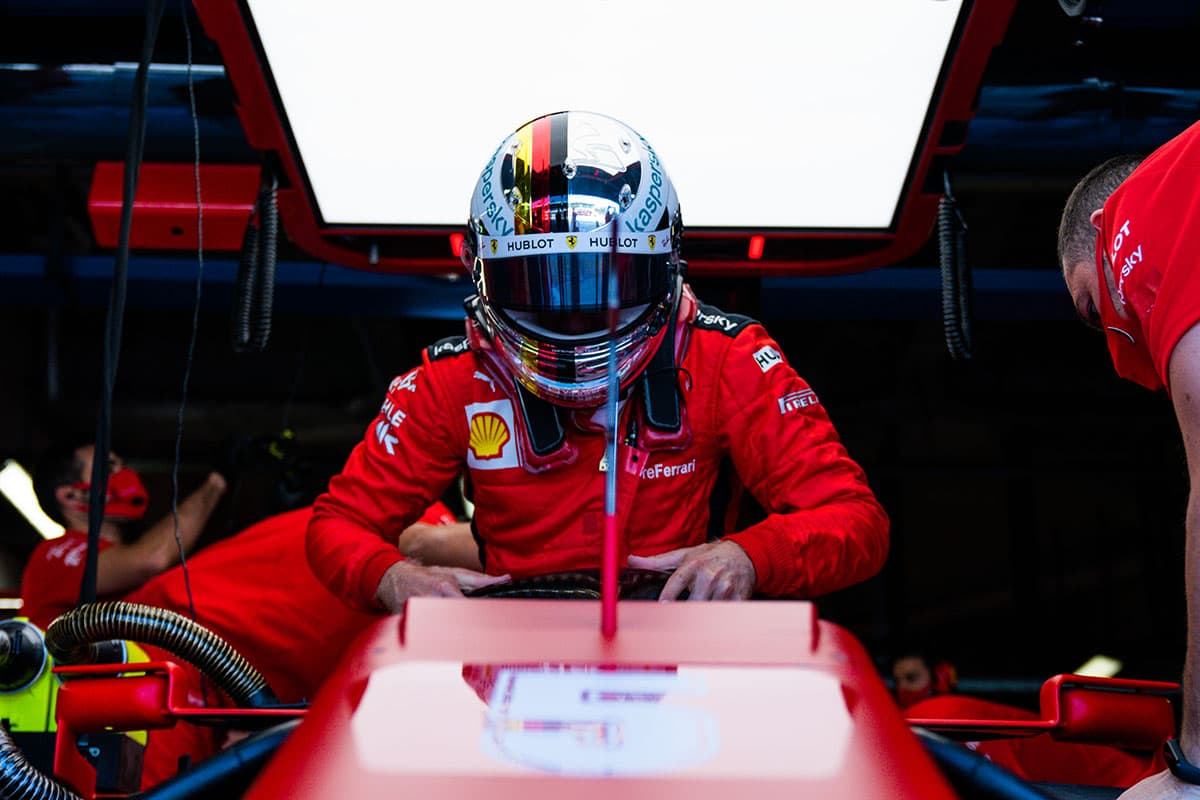 Sebastian Vettel Credit: Ferrari