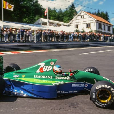 Michael Schumacher in Spa 1991 Credit: Twitter/F1
