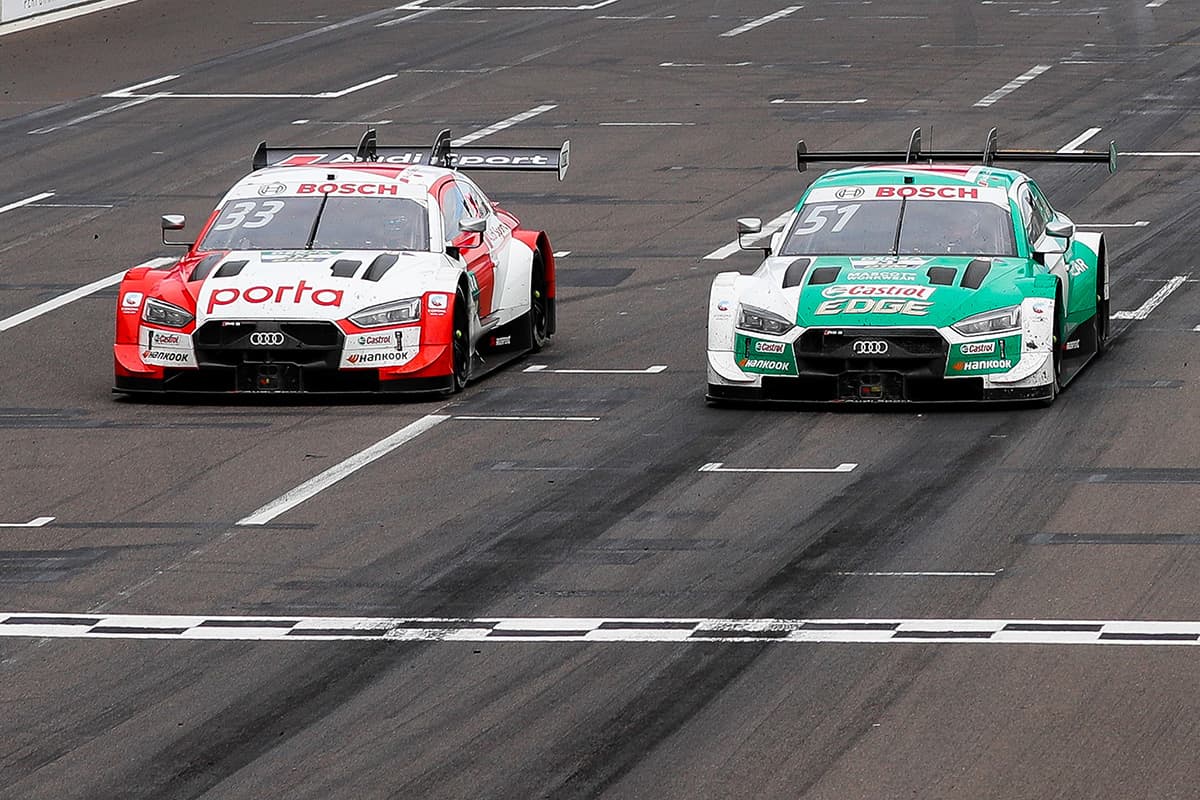 René Rast und Nico Müller Credit: Audi