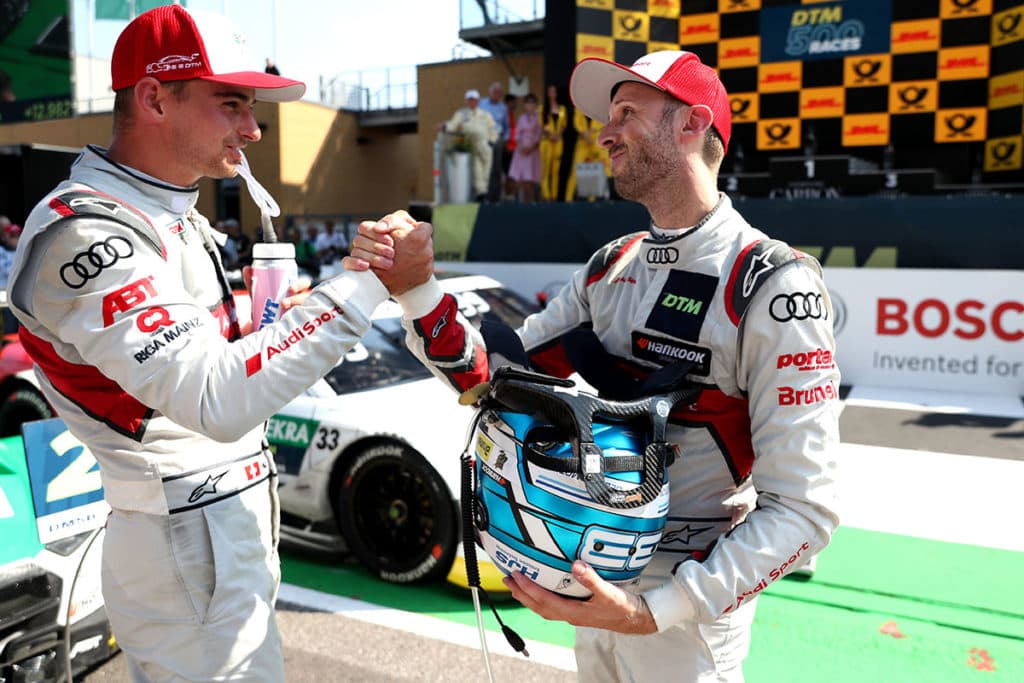 DTM
René Rast und Nico Müller Credit: Audi