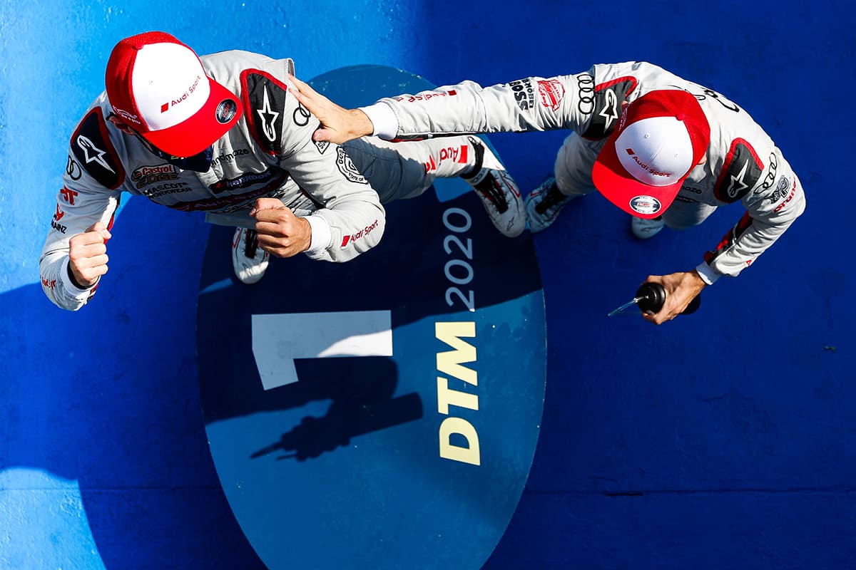 Nico Müller und René Rast Credit: Audi