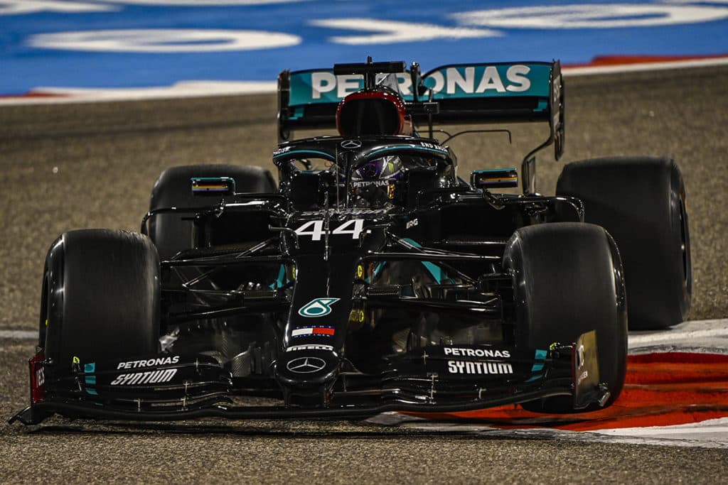 Lewis Hamilton wurde positiv auf Corona getestet. Credit: LAT/Mercedes