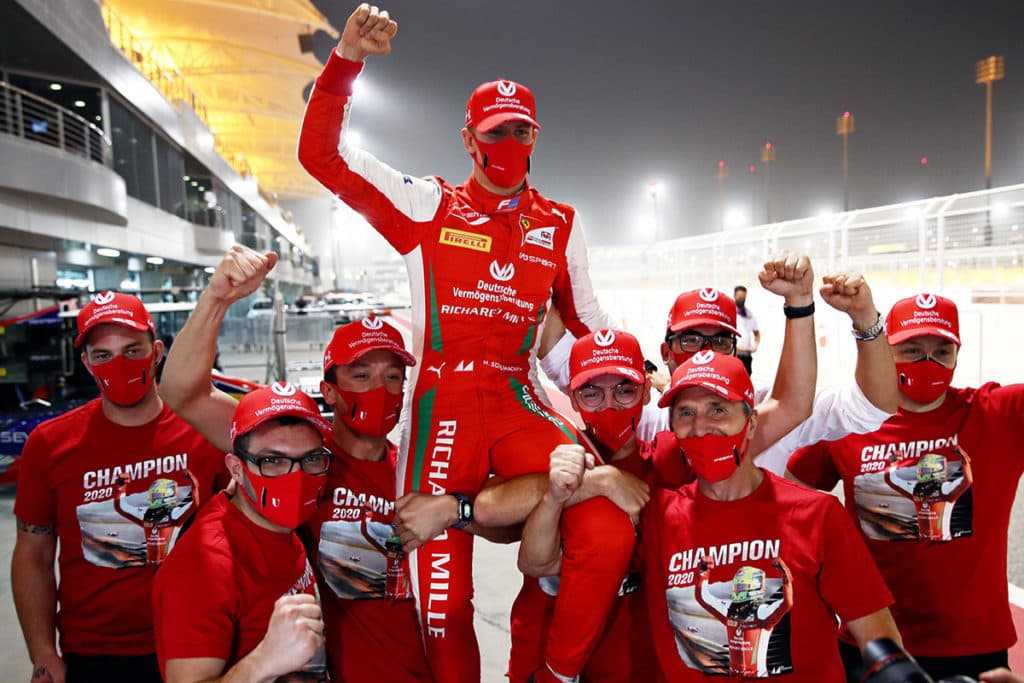 Mick Schumacher wird 2020 Formel-2-Meister. Credit: FIA F2
