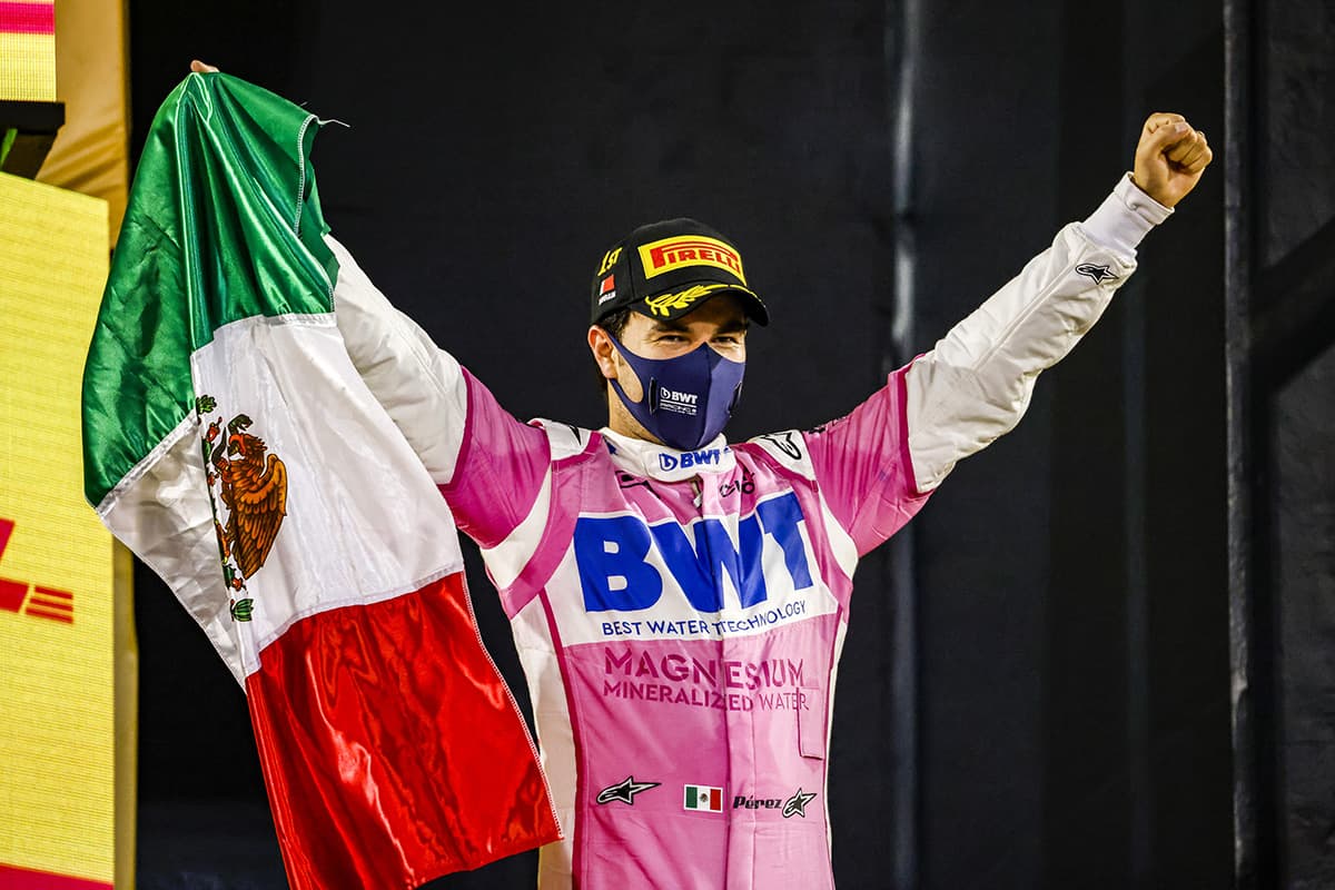 Sergio Pérez; Credit: Racing Point