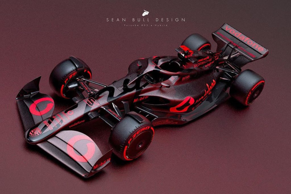 Porsche-F1-Concept. Credit: Sean Bull Design