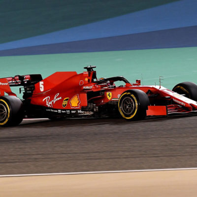 Vettel im Ferrari 2020. Credit: Ferrari