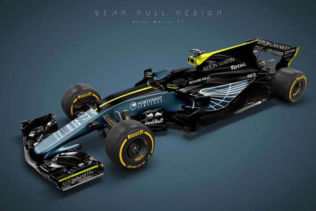 Aston Martin F1 2020 Design. Credit: Sean Bull Design