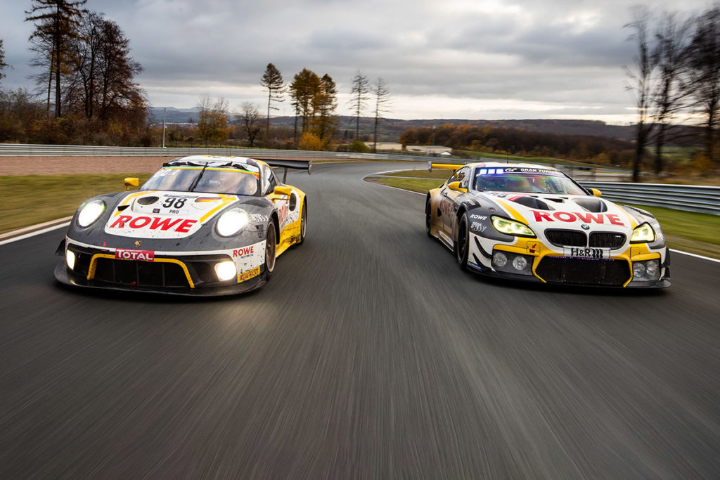 Wir testen die Sieger-GT3 von Porsche und BMW Credit: ROWE