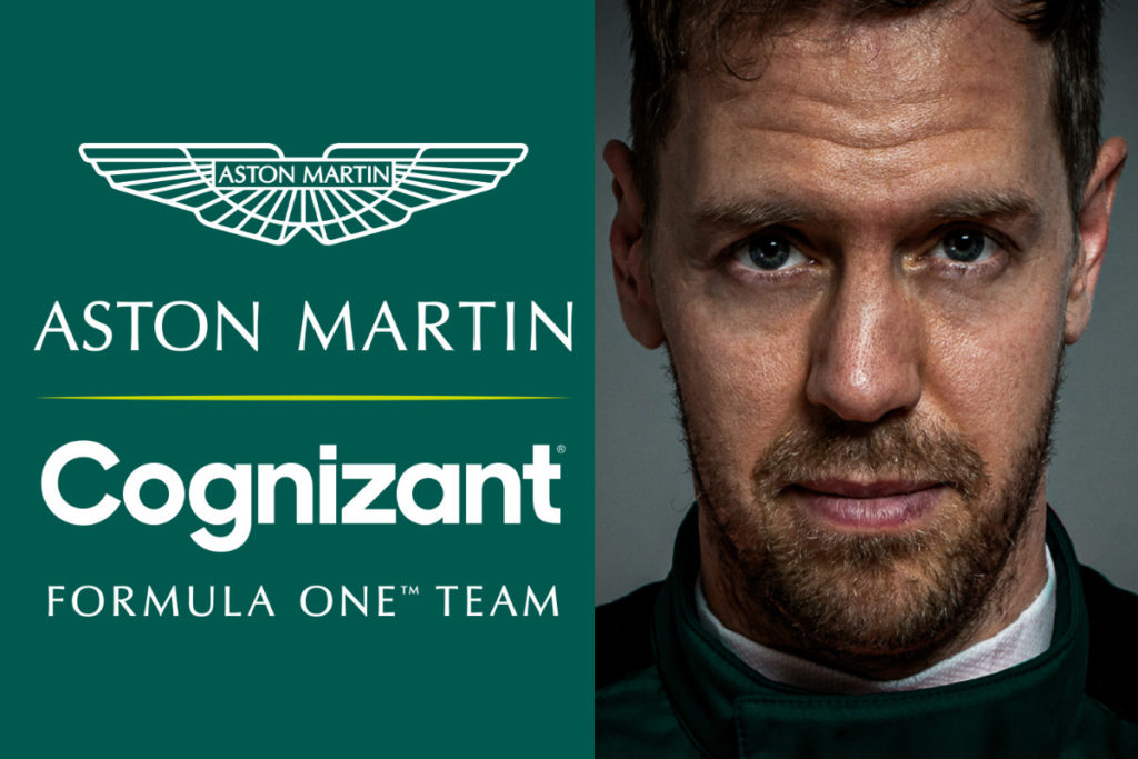 Aston Martin hat mit Cognizant einen neuen Sponsor präsentiert. Credit: Aston Martin F1/Twitter