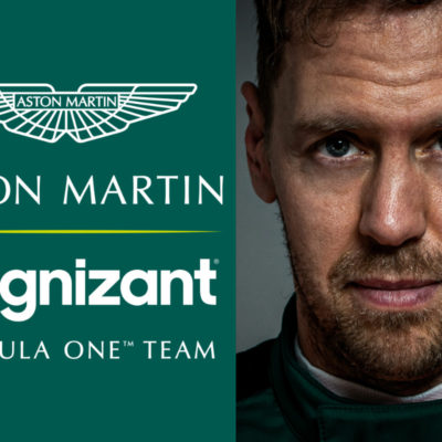 Aston Martin hat mit Cognizant einen neuen Sponsor präsentiert. Credit: Aston Martin F1/Twitter