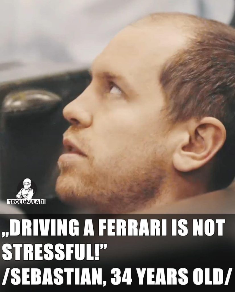 Sebastian Vettel Credit: Twitter