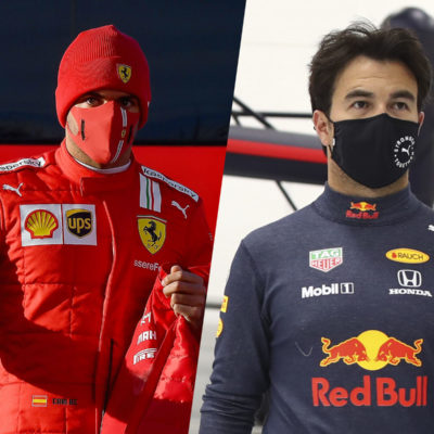 Carlos Sainz und Sergio Pérez Credit: Ferrari / Red Bull