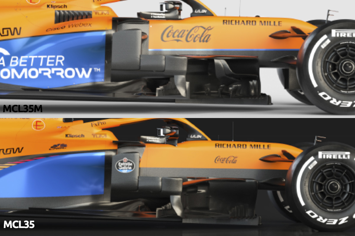 McLaren MCL35 und MCL35M im Vergleich