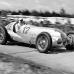 Großer Preis von Deutschland 1937. Der spätere Sieger Rudolf Caracciola im Mercedes-Benz W 125. Credit: Mercedes