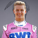 Mick Schumacher BWT pink. Credit: Twitter